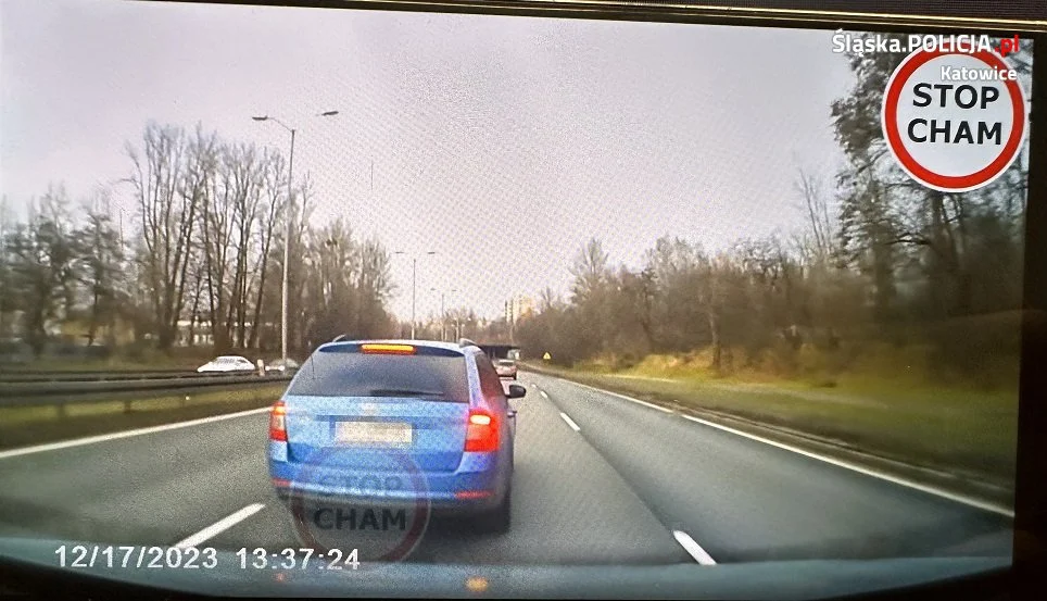 2 tys. zł mandatu dla "szeryfa" drogowego w Katowicach. Policjanci ostrzegają