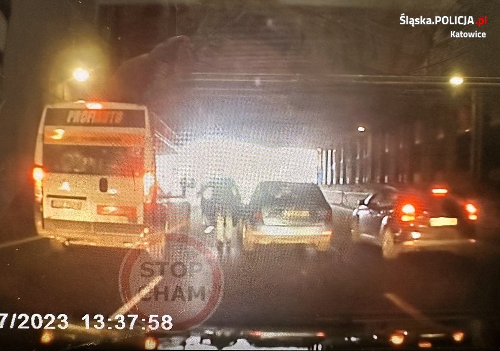 2 tys. zł mandatu dla "szeryfa" drogowego w Katowicach. Policjanci ostrzegają