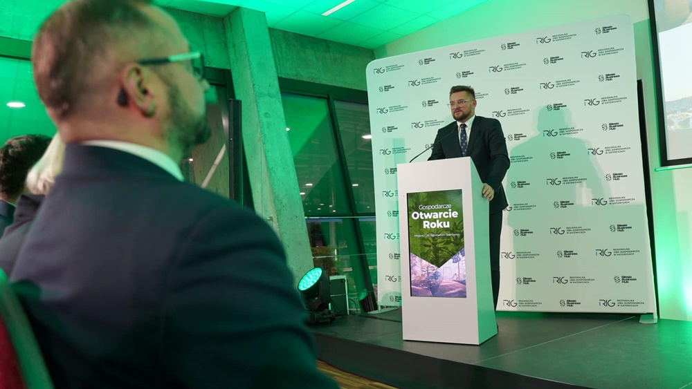Gospodarcze Otwarcie Roku RIG. W spotkaniu wziął udział Marcin Krupa