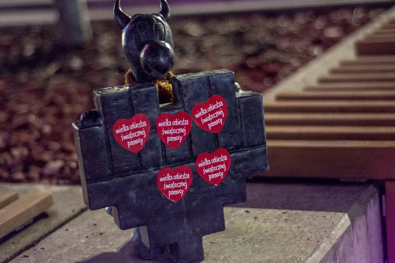 Katowicki finał WOŚP - tłum na rynku