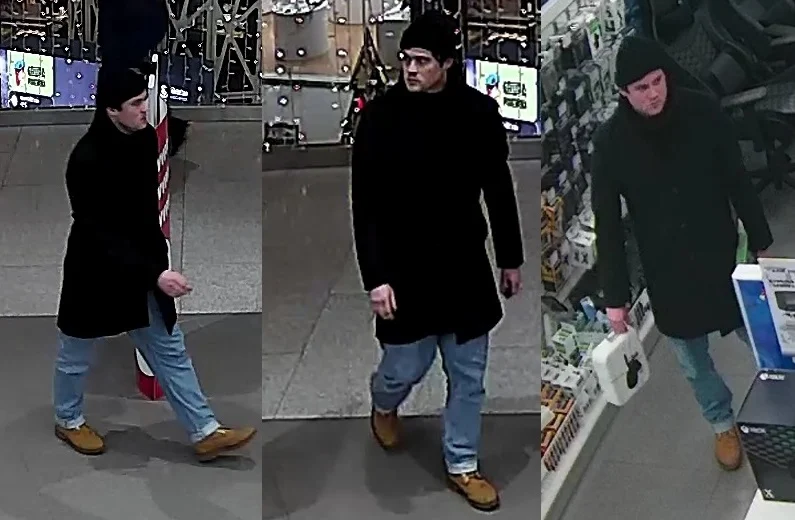 Poszukiwania podejrzanego o kradzież słuchawek w Katowicach. Poznajesz go?