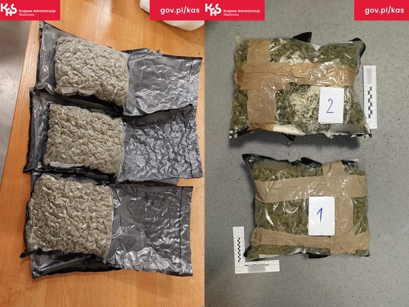 Katowice: Ponad dwa kilogramy suszu roślinnego z THC w przesyłce