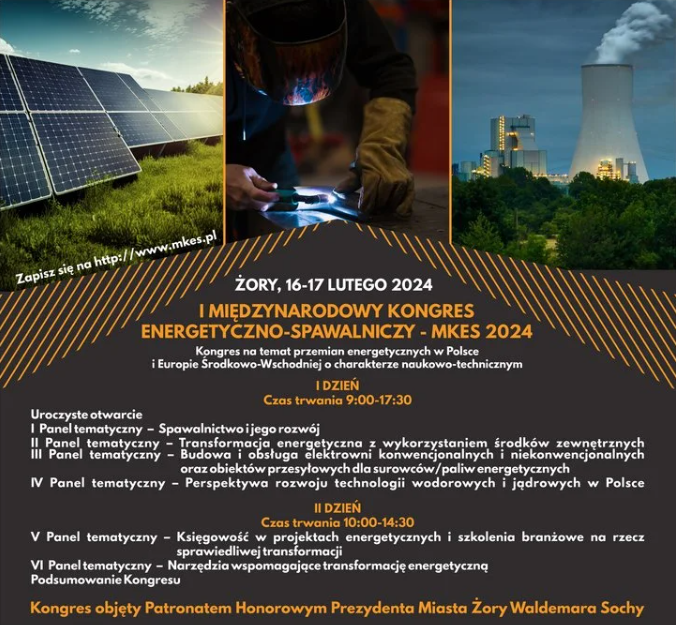 W Żorach odbędzie się I Międzynarodowy Kongres Energetyczno-Spawalniczy
