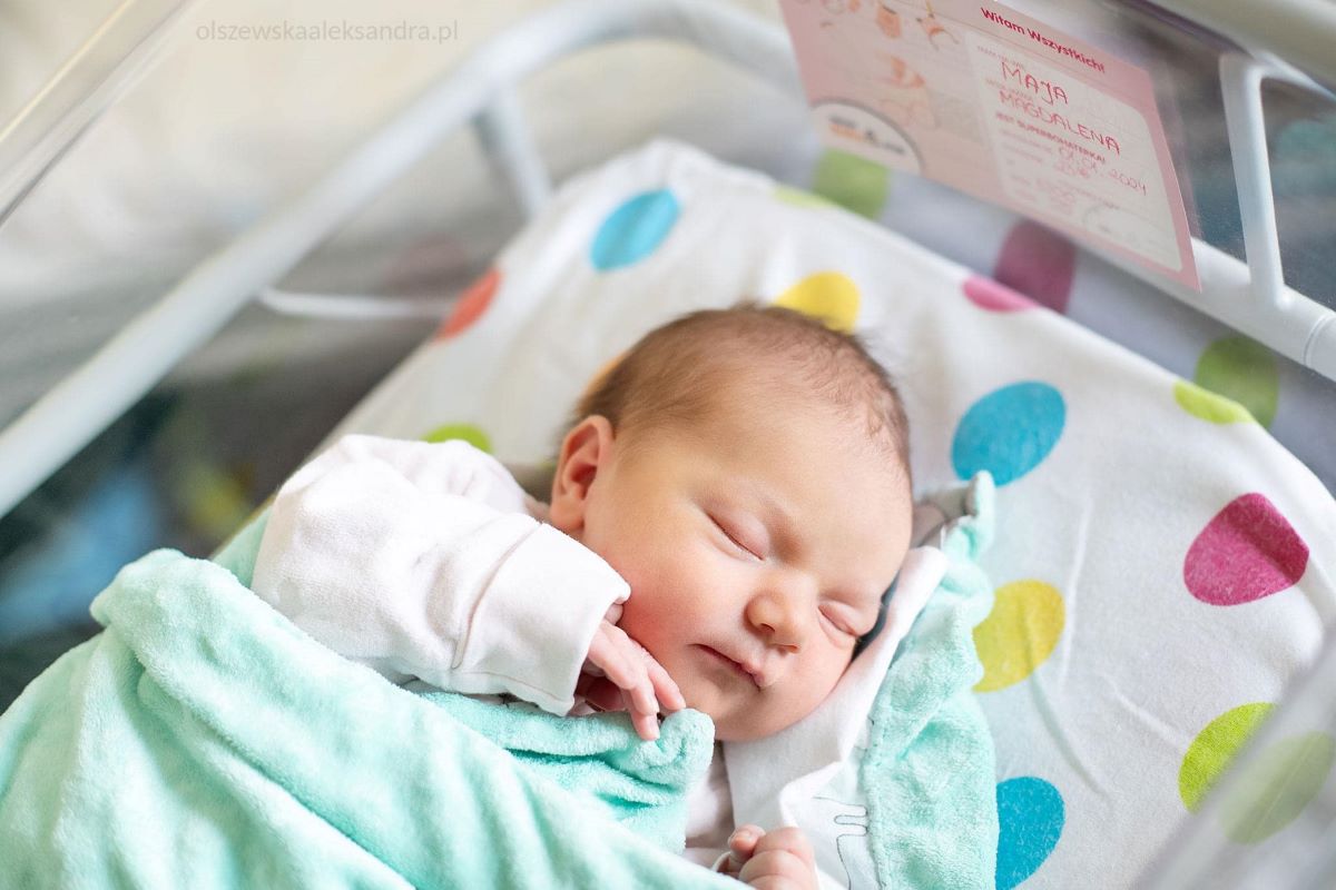 Mała Maja to pierwsze dziecko urodzone w Chorzowie w 2024 roku!