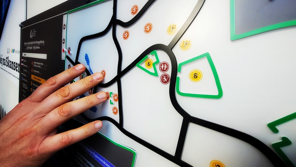 Skansen pod palcami. Ułatwienia dla osób niewidomych i niedowidzących