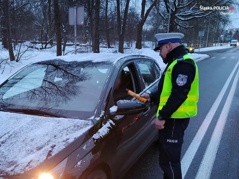 Rozpoczęcie akcji "Bezpieczne Ferie" na chorzowskich drogach