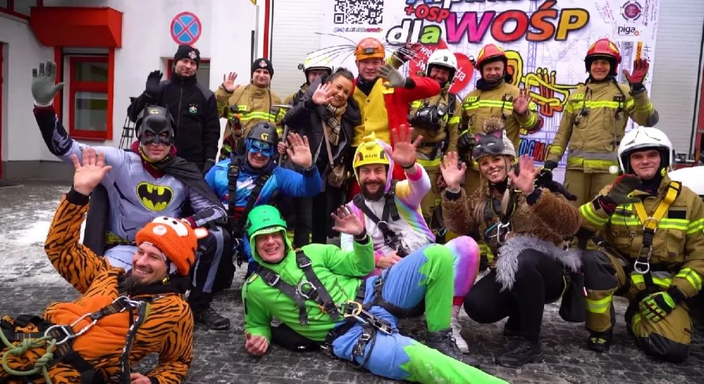 Alpiniści dla WOŚP odwiedzili małych pacjentów chorzowskiego szpitala!