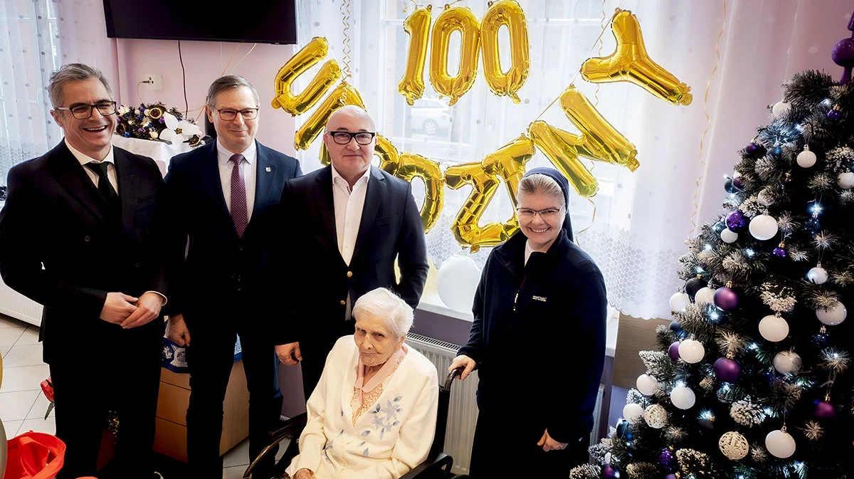 Panie Władysława Paluch oraz Krystyna Wolakiewicz z Chorzowa świętowały setne urodziny