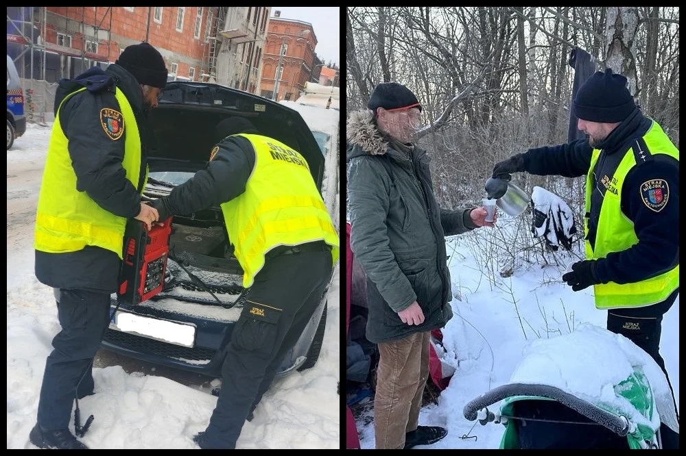 Straż Miejska pomaga mieszkańcom podczas mrozów