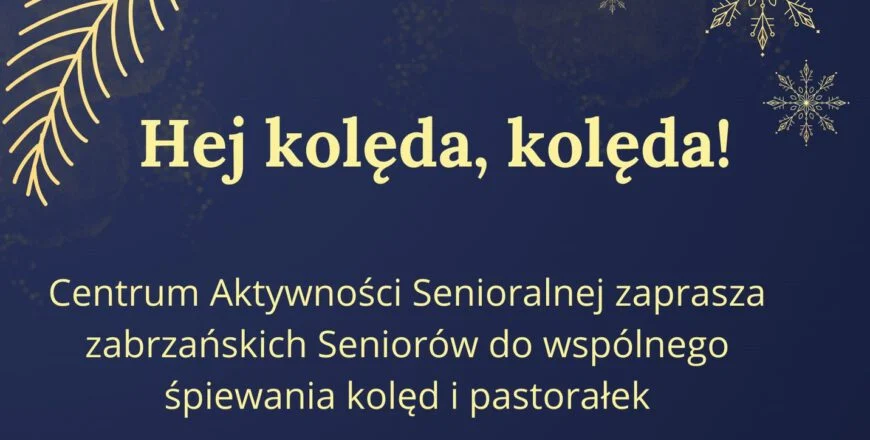 Kolędowanie z Centrum Aktywności Senioralnej