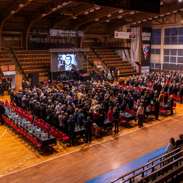 Uroczysta Barbórka w zabrzańskiej Hali Widowiskowo-Sportowej „Pogoń”