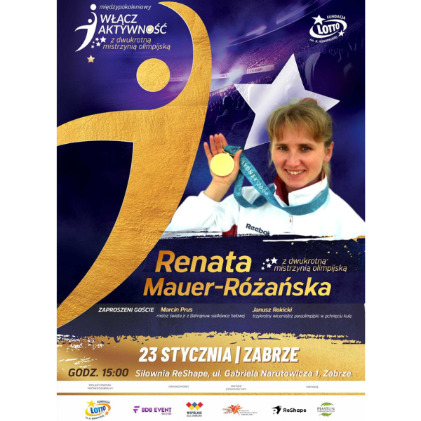 Włącz aktywność i wpadnij na trening z dwukrotną mistrzynią olimpijską