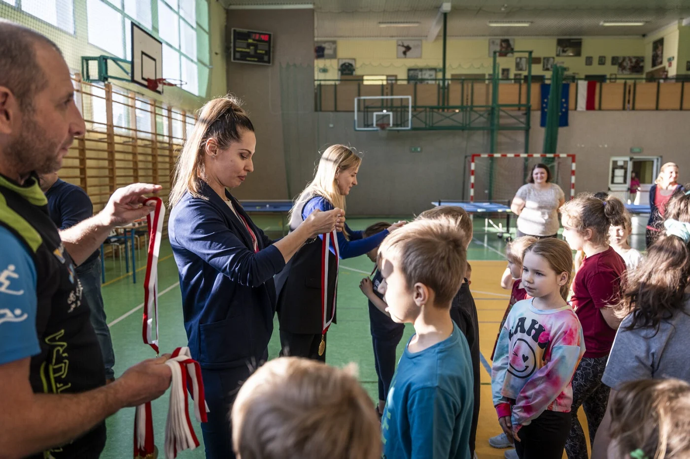Zabrzańskie rodziny bawiły się i rywalizowały podczas zajęć sportowo - rekreacyjnych