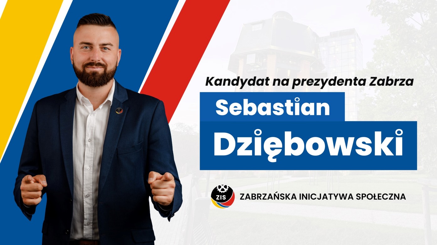 Sebastian Dziębowski również kandyduje na fotel prezydenta