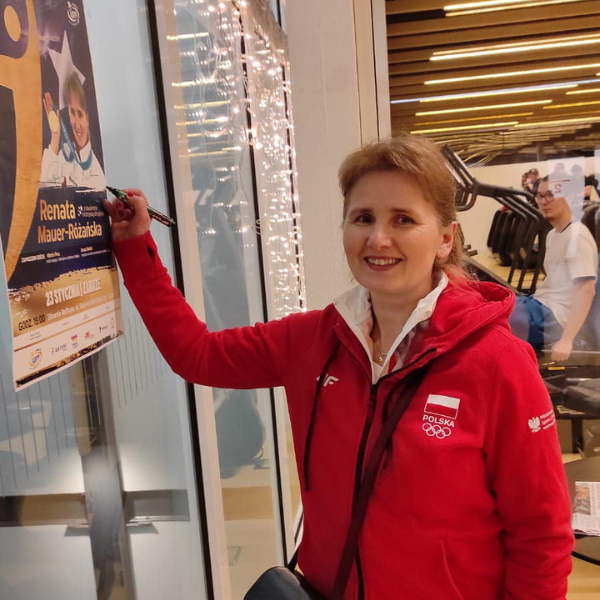 Spotkanie z Renatą Mauer-Różańską – dwukrotną medalistką olimpijską za nami!