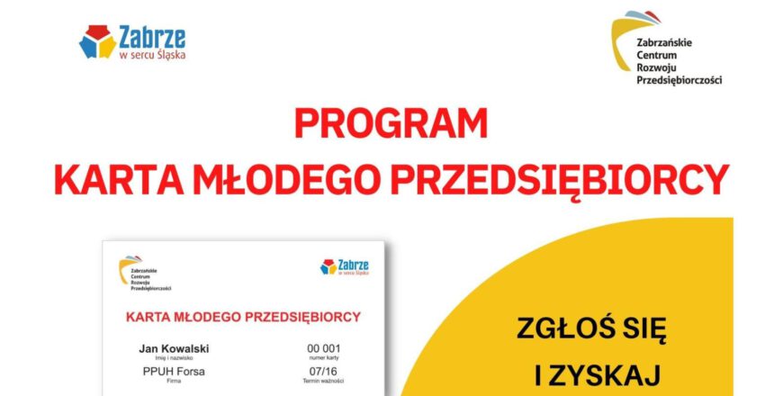 Prowadzisz działalność gospodarczą? Sięgnij po Kartę Młodego Przedsiębiorcy!
