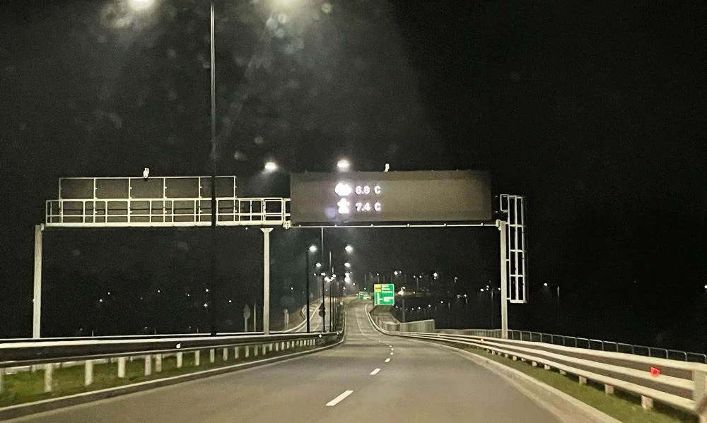 Na trasie N-S pojawiły się tablice VMS