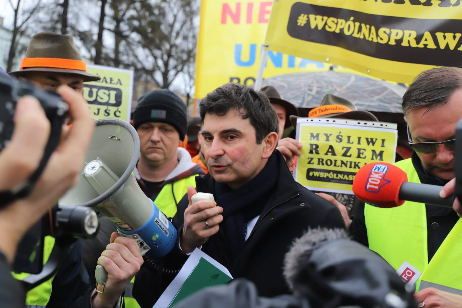 Protestujący rolnicy złożyli petycję na ręce wojewody śląskiego