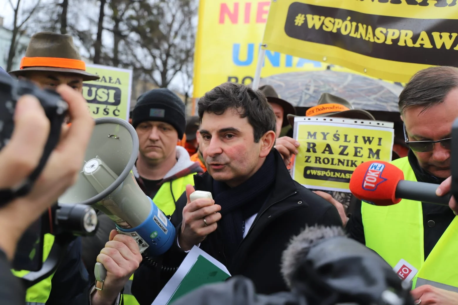 Protestujący rolnicy złożyli petycję na ręce wojewody śląskiego