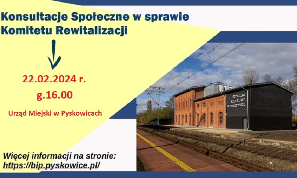 Burmistrz miasta zaprasza na spotkanie konsultacyjne w sprawie Komitetu Rewitalizacji