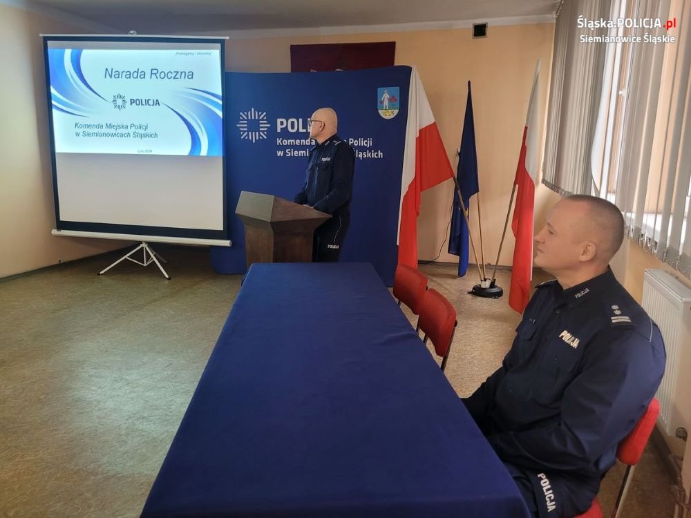 Siemianowiccy policjanci z podsumowaniem pracy za 2023 rok