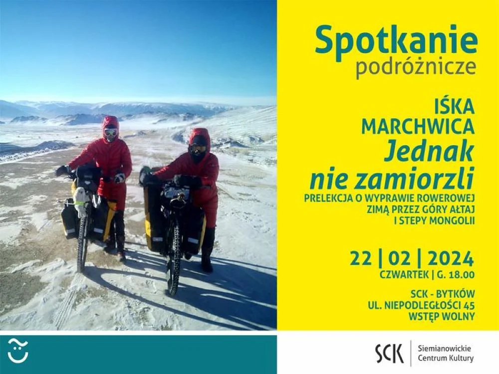 Spotkanie podróżników: wyprawa rowerowa zimą przez góry Ałtaj i stepy Mongolii