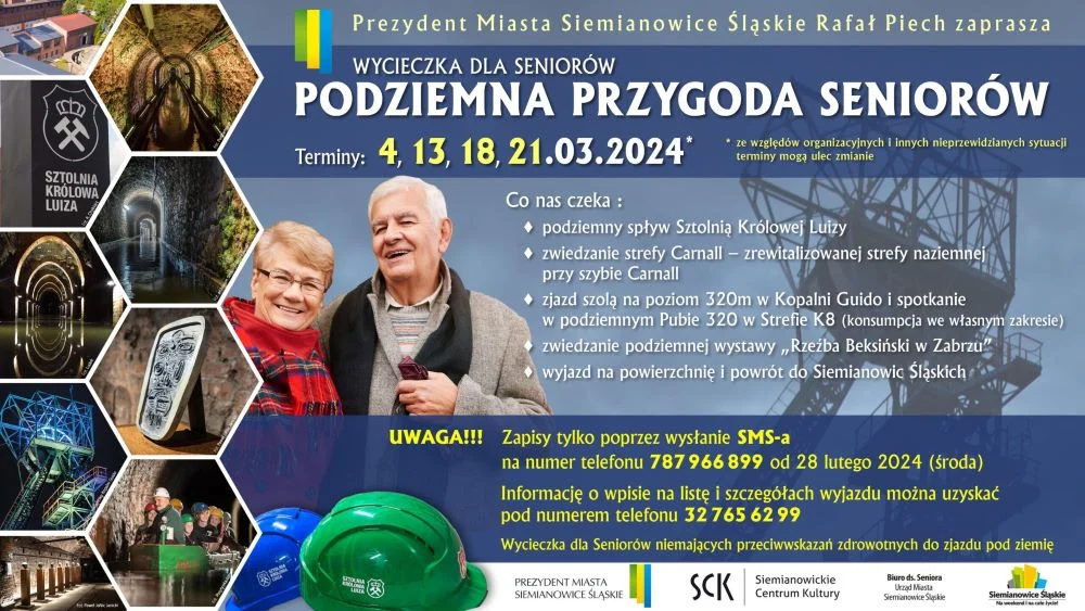 Wycieczka dla siemianowickich seniorów do Sztolni Królowej Luizy w Zabrzu!