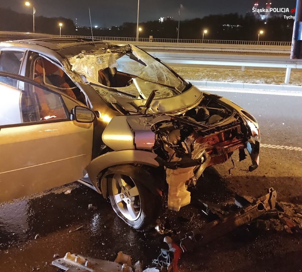 Doszło do kolizji na DK1 w Tychach