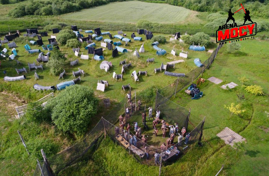 Zaledwie godzina jazdy dzieli nas od największego pola paintballowego w Polsce