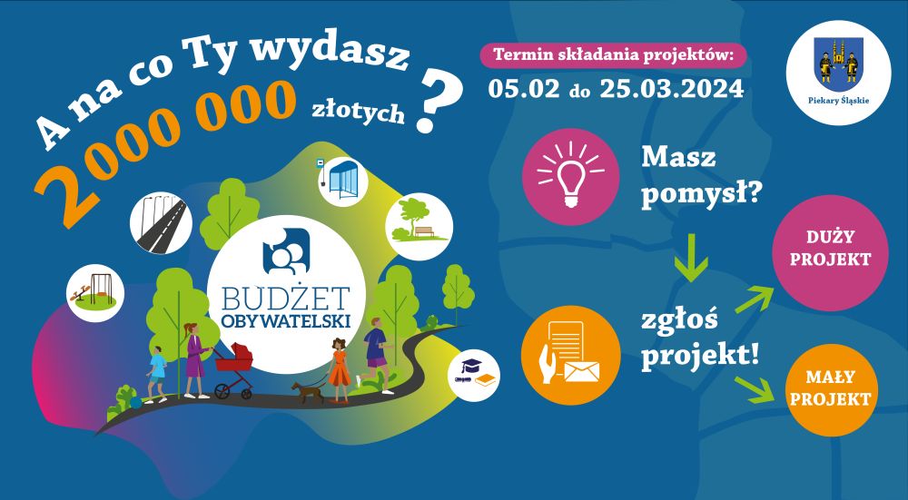Władze Piekar Śląskich czekają na pomysły w ramach Budżetu Obywatelskiego