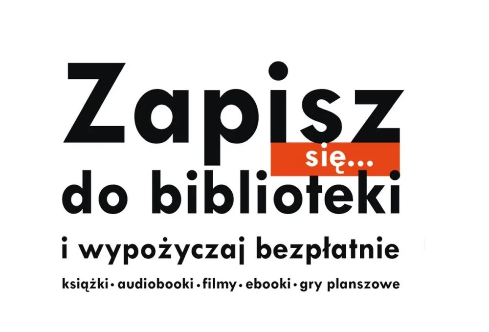 Miejska Biblioteka Publiczna zaprasza do zapisania się do biblioteki!