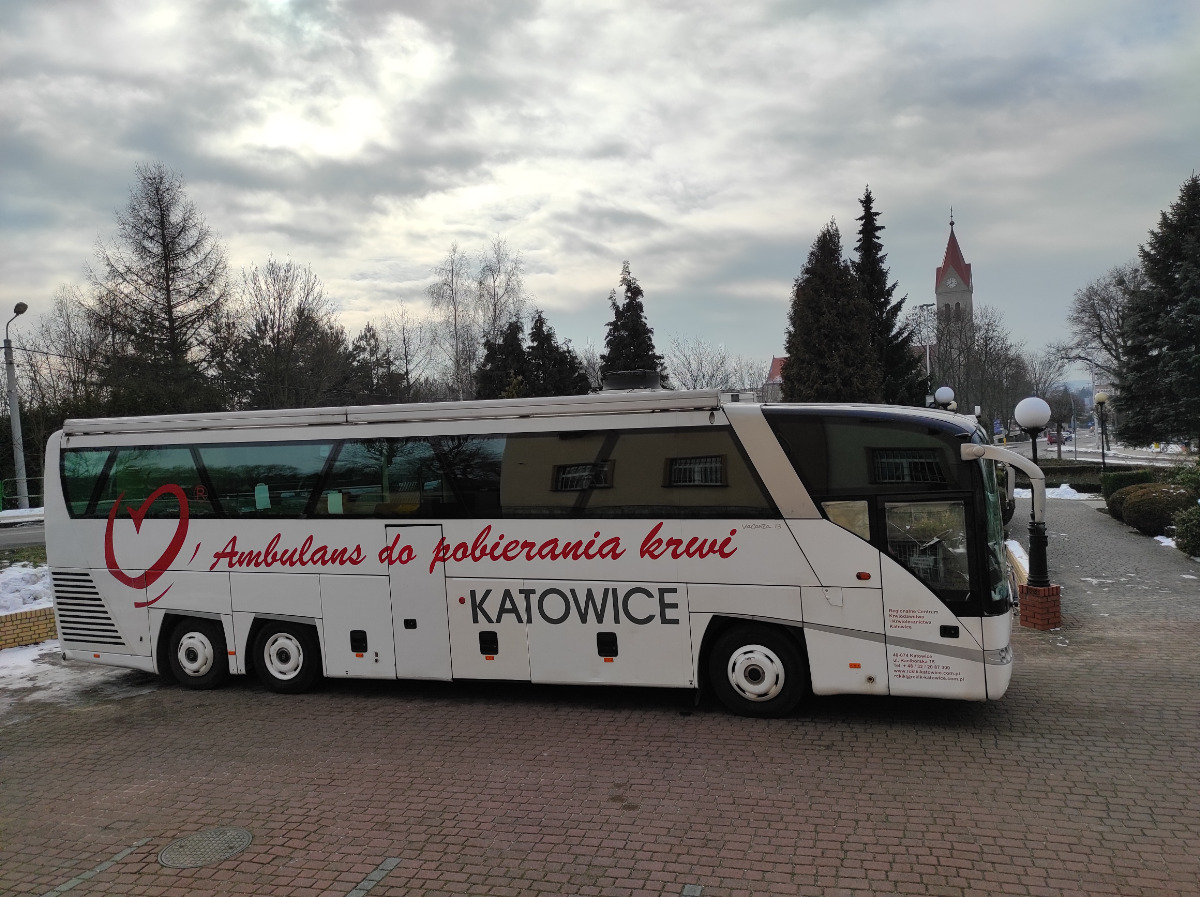 Informacja o akcjach oddawania krwi