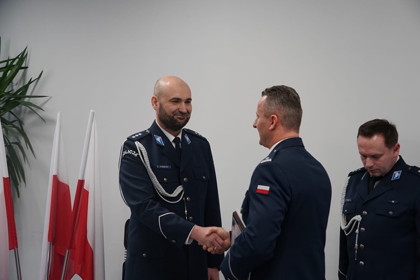 Komisarz Rafał Ciesielski żegna się z policją po ponad 20 latach służby