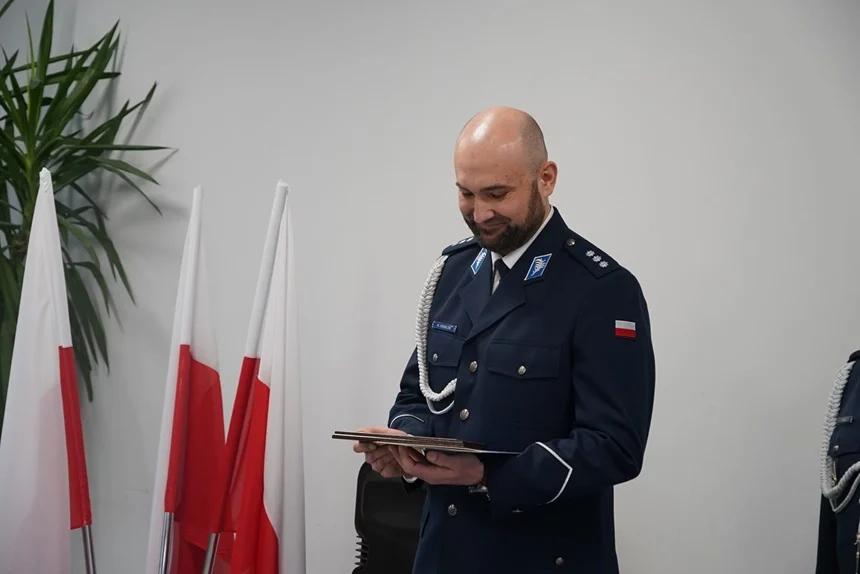 Komisarz Rafał Ciesielski żegna się z policją po ponad 20 latach służby