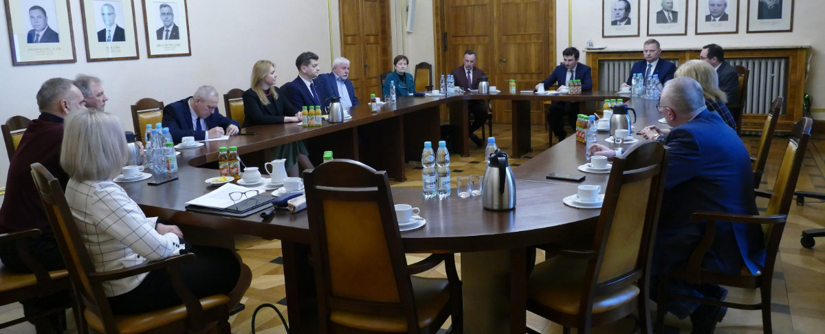 Spotkanie u Wojewody Śląskiego w sprawie Kolei Dużych Prędkości