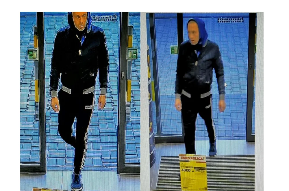 Skradziono 40 calowy telewizor. Policja publikuje wizerunek sprawcy