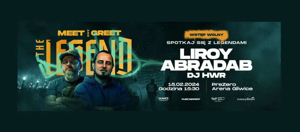 Legendy polskiego hip-hopu – spotkaj się z nimi przed koncertem w PreZero Arena Gliwice