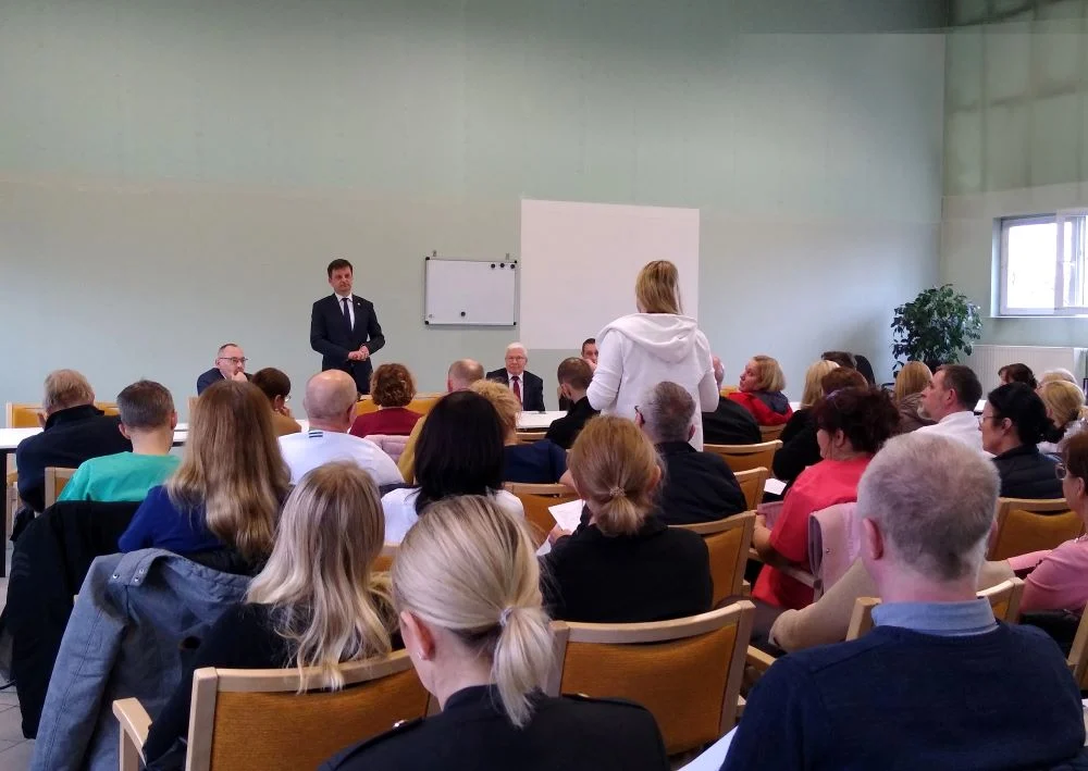 Prezydent spotkał się z pracownikami Szpitala Numer 4 w Gliwicach