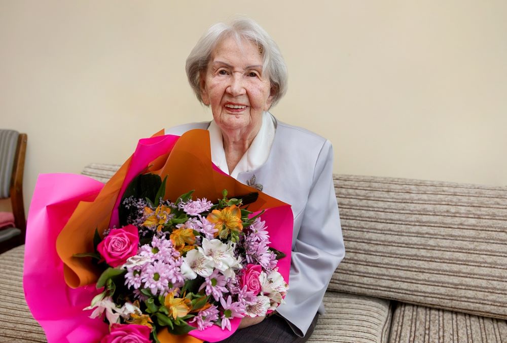 Mieszkanka Gliwic, która żyje sto lat! Urząd Miasta złożył jubilatce serdeczne życzenia