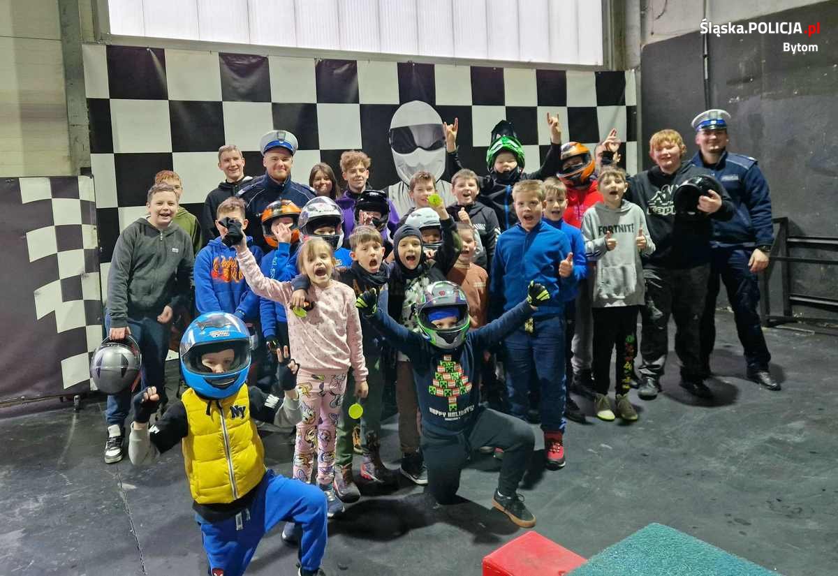 Półkolonie z udziałem bytomskiej drogówki