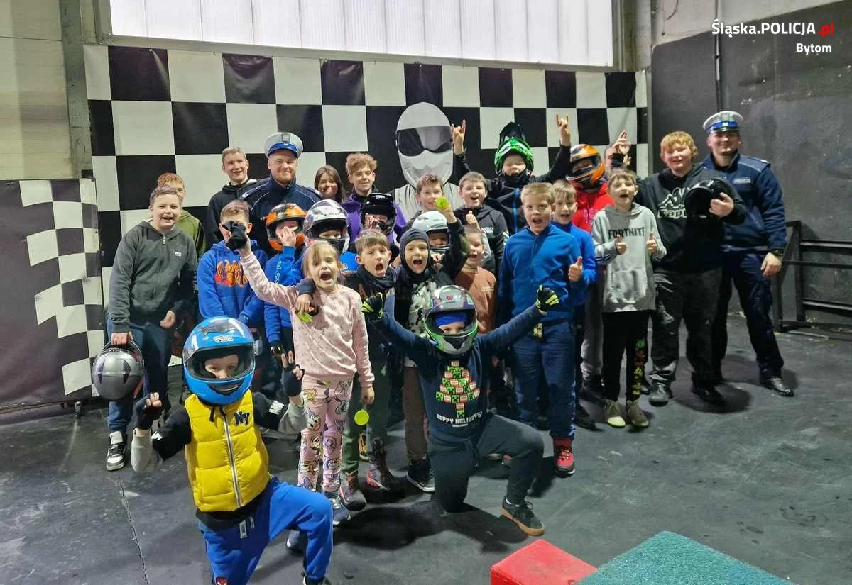 Półkolonie z udziałem bytomskiej drogówki