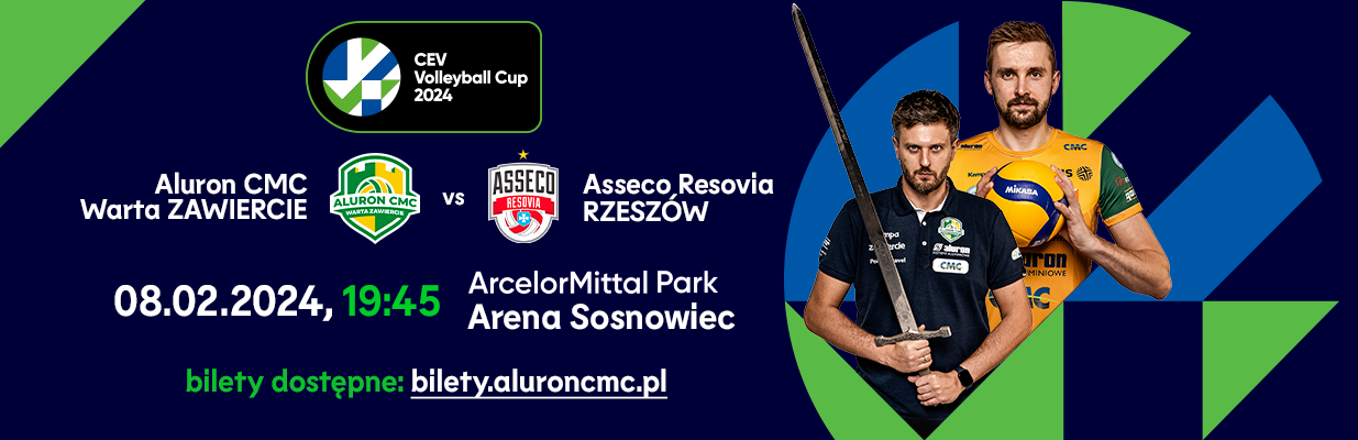 Dwa czołowe polskie kluby siatkarskie zmierzą się w Sosnowcu!