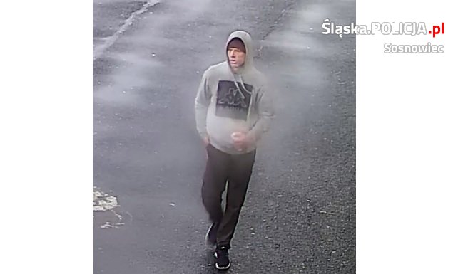 Zniszczenie elewacji w Sosnowcu. Poszukiwany mężczyzna ze zdjęcia!