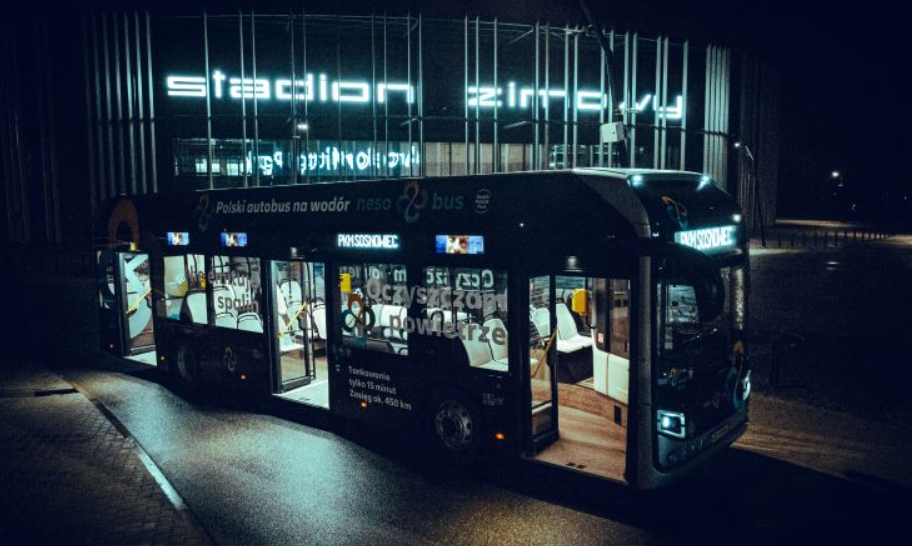 W Sosnowcu trwają kilkudniowe testy autobusu wodorowego