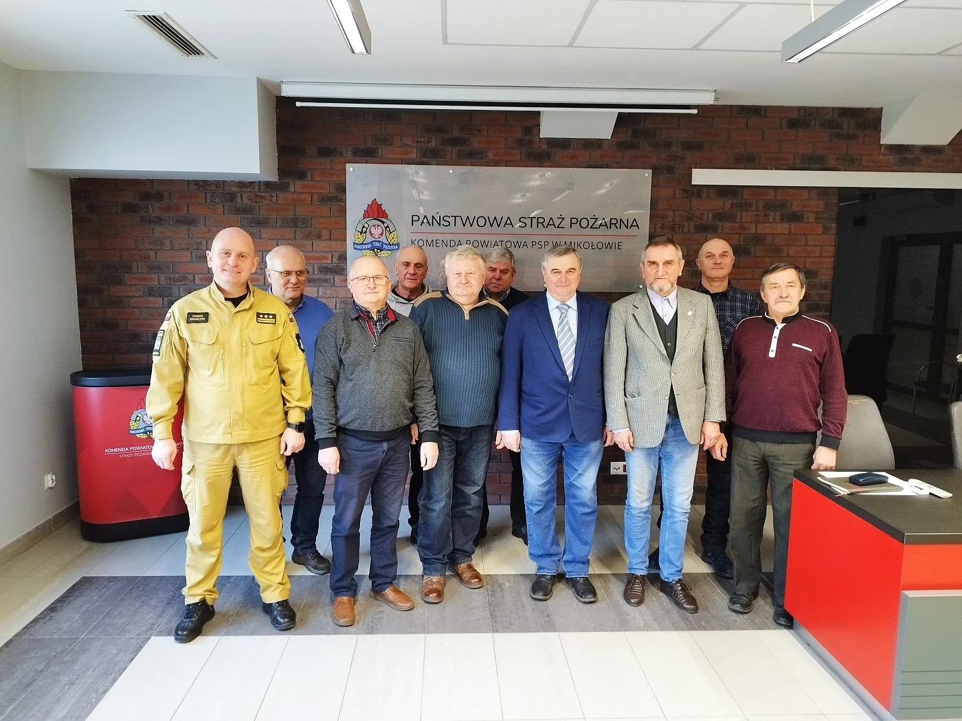 Spotkanie emerytów Komendy Powiatowej PSP w Mikołowie