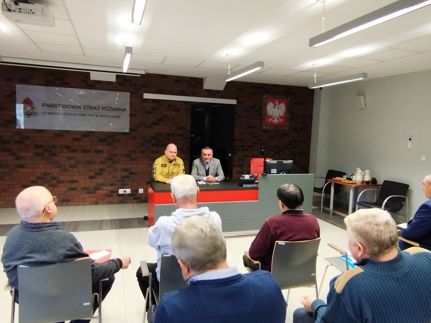 Spotkanie emerytów Komendy Powiatowej PSP w Mikołowie