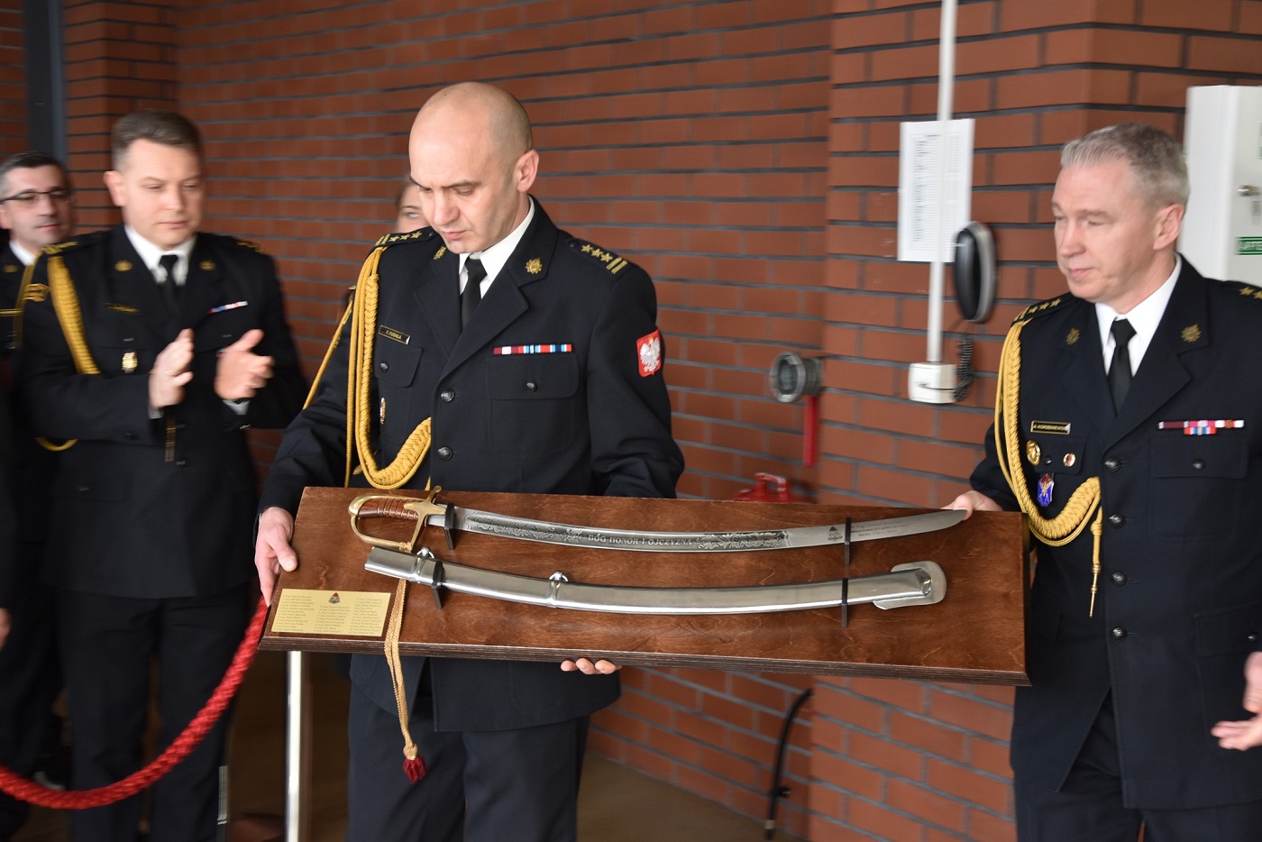 Pożegnanie St. bryg. Damiana Krawczyka ze Strażą Pożarną po 28 latach służby