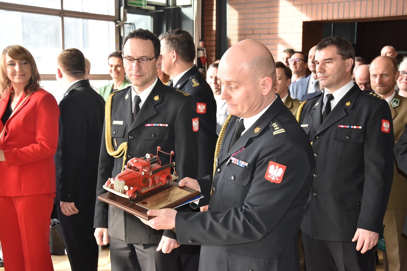 Pożegnanie St. bryg. Damiana Krawczyka ze Strażą Pożarną po 28 latach służby