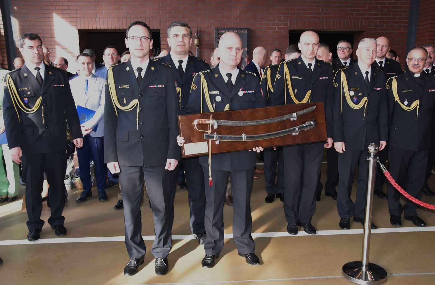 Pożegnanie St. bryg. Damiana Krawczyka ze Strażą Pożarną po 28 latach służby