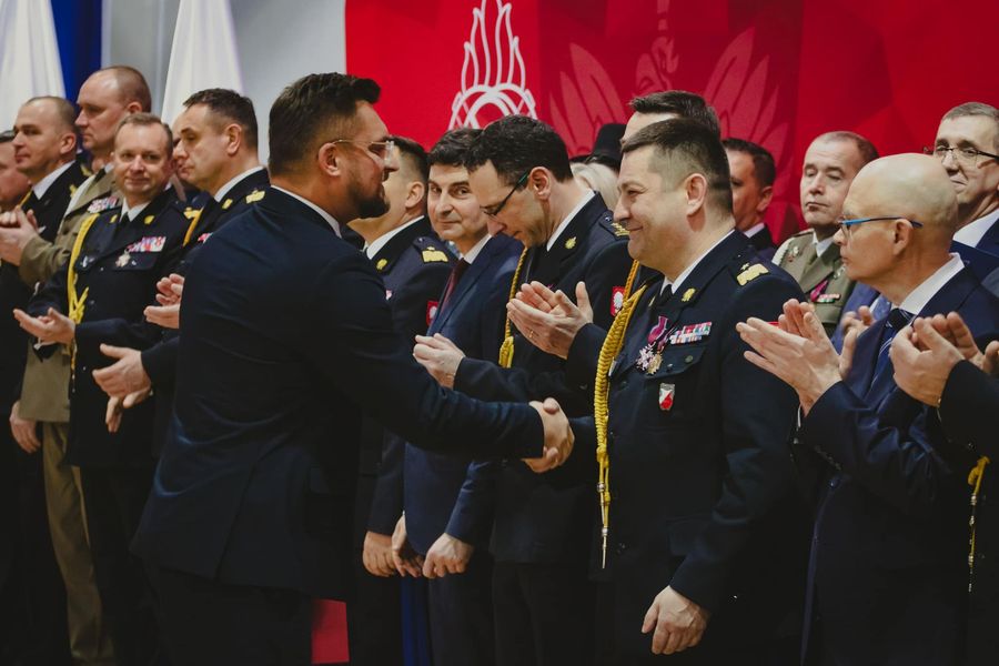 Komendant wojewódzki PSP zakończył służbę. Pożegnanie z udziałem Marcina Krupy